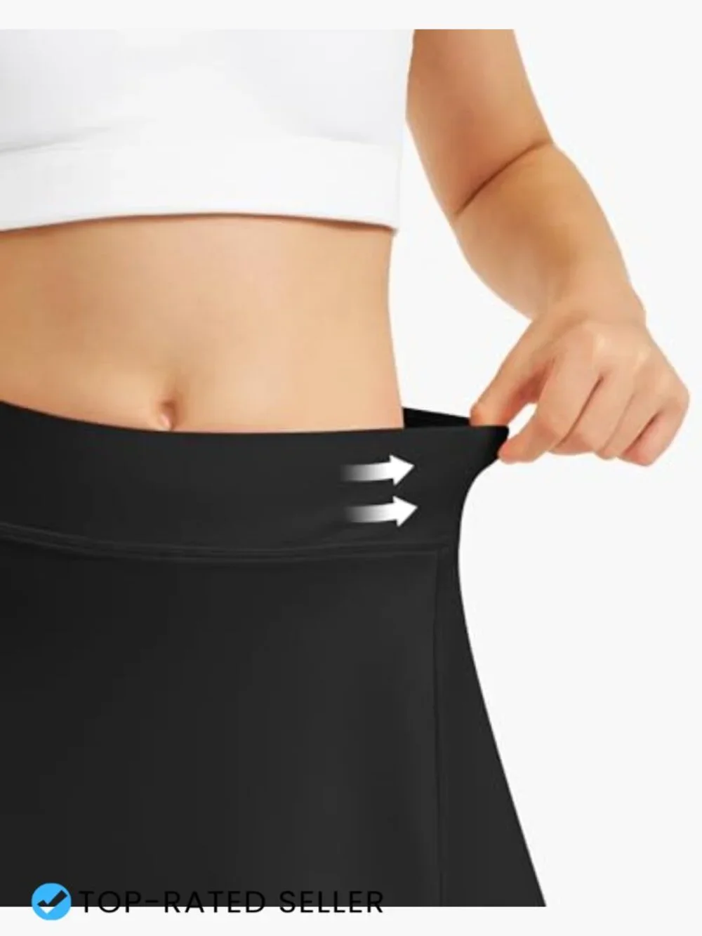Girls Tennis Skort Athletic Skirt with Pockets High Waisted Sports Golf Running